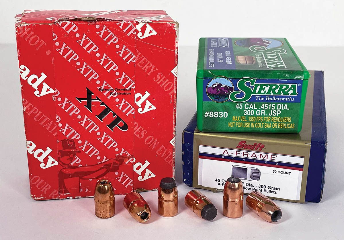 Jacketed, lead-core bullets are greater in diversity and, in general, less costly, making them perfect for practice. Only those that are bonded or have a stout mechanical lock should be employed on big game when propelled from a 460 S&W Magnum-chambered carbine.